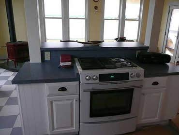 New cabinets & laminate top