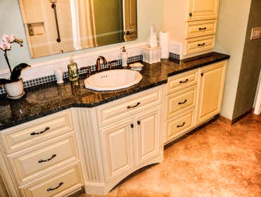 traditional vanity