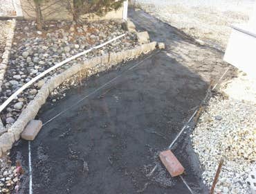 Dad's last project This was a driveway and walkway paver install in Avalon. This was my dad's last project before being diagnosed with 2 rare cancers. 
