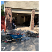 Photos by Pier Pressure Foundation Repair #1 32 piers to re-level home in Irving after previous company over lifted front corner by more than 5 inches.
