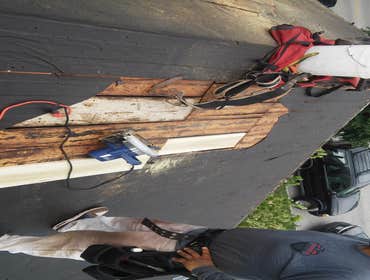 Replace rotten wood