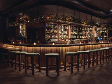Bar Henry AIA award wining for best new cocktail lounge 2019. Tenant improvement to an existing bar. Full renovation with custom furniture design