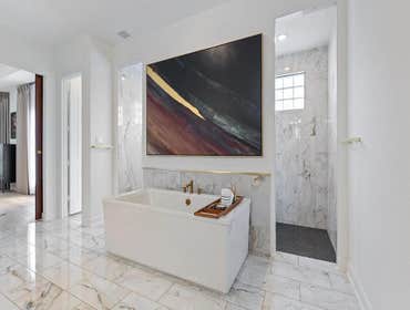 Complete Luxury Bathroom Remodel by Bager, LLC Complete Bathroom Remodel
This project consisted of a full bathroom renovation, turning a dated and tra