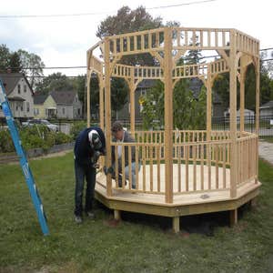 Photos from Marys Construction Just finished a volunteer gazebo project for the Green Bay Community Gardens. Worked with wonderful people such as...