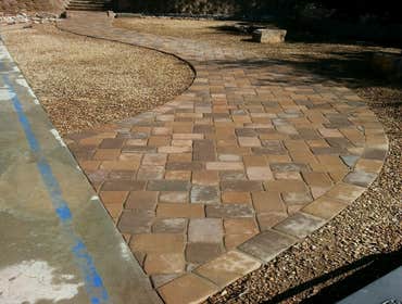 Paver walkway