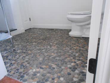 Riverstone floor