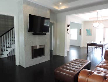 Stone Fireplace Focal Point