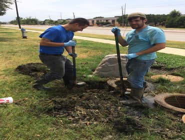 Commercial water leak