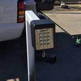 Gate Control Key Pad Installed