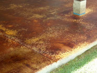 Multi color acid stain