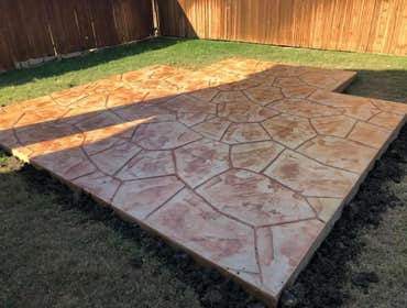 Photos by Gonzales Concrete #1 Stamp concrete