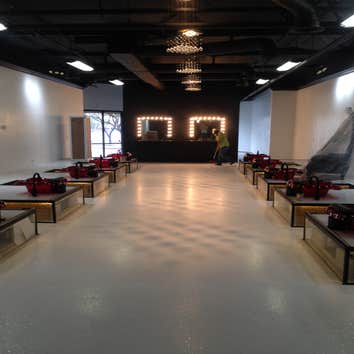 Epoxy floor with glitter