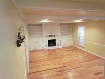 Updated family room