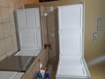 After/Painted over stain