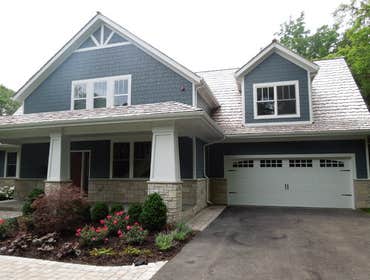 Siding installation project