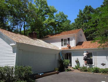 Roofing installation project