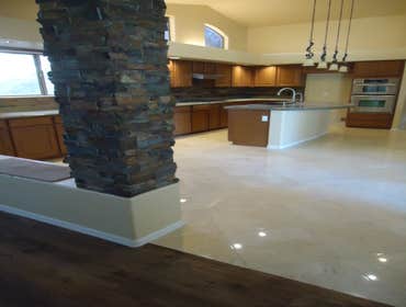 Project photos from Cadillac Tile Company L L C Here we have a good example of before[left side] and after photos, This is just a very small sample of 