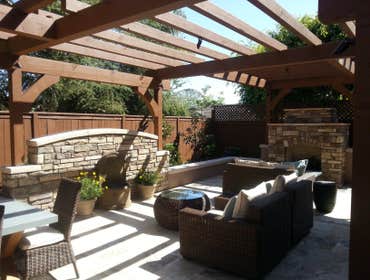Arbor & patio