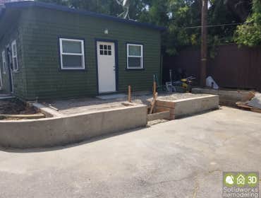 PORCH PAVERS AND PATIO