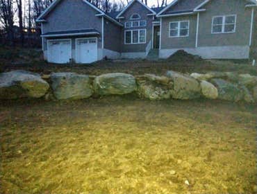 Photos by Jeffrey Edwards LLC #6 Total site work, lot clearing, excavation of foundation, septic, water service lines and retaining wLls.