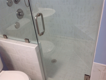 frameless shower door