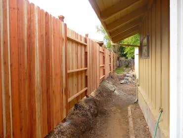 Photo(s) from Excellent Home Improvement Redwood fence and spa cover