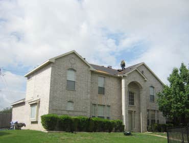 During Process of Roofing