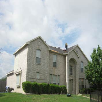During Process of Roofing