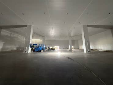 Photos by Thermalcraft #1 Cold Storage Construction Facility. Cooler, Freezer, & Cold Dock with insulated metal panels and doors