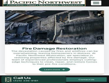 Slavik Petrus Pacific Northwest Restoration1 Fire restoration. Mold mitigation Water mitigation. Demolition. Content restoration.