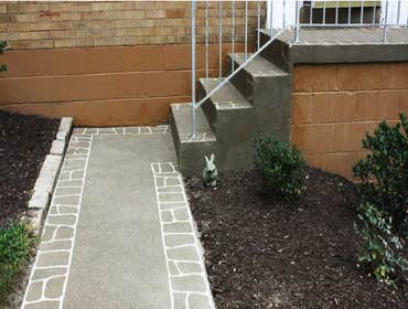 Stone Header Stair