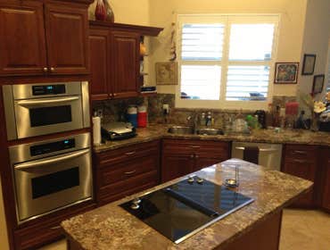 Residential remodels Hurricane shutters, pressure cleaning, and painting including faux finish. Kitchen and bathroom renovation including cabinetry, ti