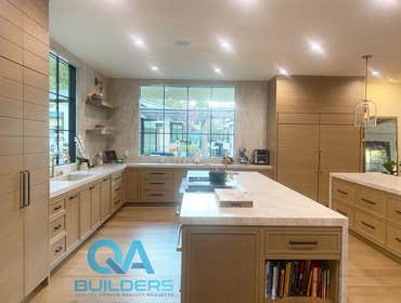 Custom cabinets install part as complete kitchen remodel Custom cabinet installation (complete kitchen remodel)