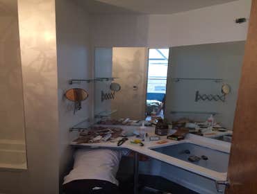 Finishing up bathroom remodel