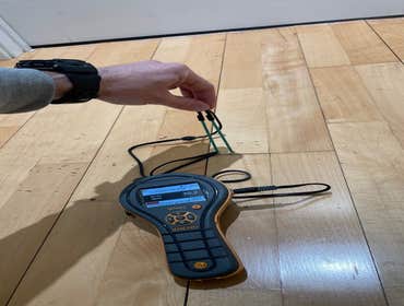 Moisture meter readings