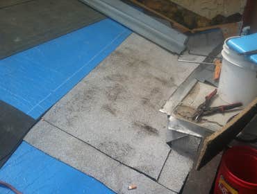 1100 Glorietta Bl, Coronado Garage reroof Remove old tile and install New US S Clay tile on the garage roof.