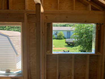 Photos by C.S Remodeling & Construction #1 Dust protection and entry to home protection temporary wall built to prevent anyone or anything from getting