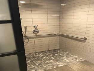 ADA roll in shower