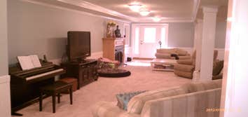 Basement remodel: new entryway