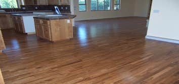 Hardwood Install 3/4" Solid Oak Plank. Full house install.