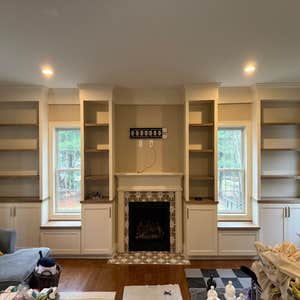 Photos by Jeffrey Dias #1 Builtins around fireplace