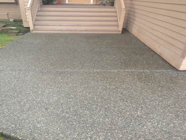 Exposed aggregate