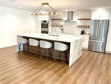 kitchen & Livingroom remodeling - design by owner
- electrical & plumbing upgrades, cabinets, countertop, tile, vinyl flooring, paint & lots of loving