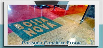 POLISHED CONCRETE FLOOR COLOR STAIN
