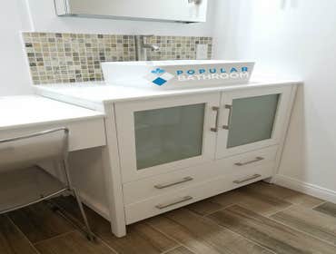 Open Concept Modern Bathroom