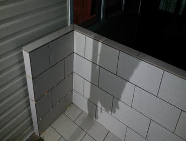 Ceramic tile deck