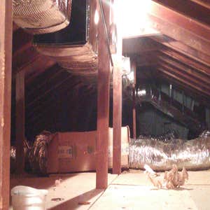 Ductwork in progress