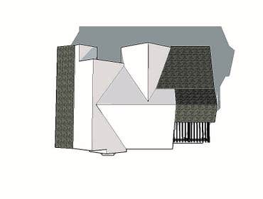 Roof View of Room Additions