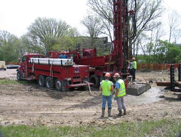 Photos by Geo Source One Inc #1 GeoExchange Design Consultant to IGS Energy. IGS is the first Ohio office structure over 100,000 sq. ft. to achieve LE