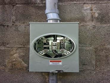 new electric meter install